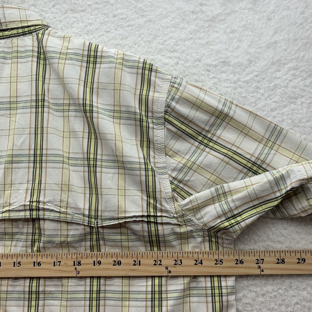 Carhartt Force Button Up Shirt Mens XL X-Large Relaxed Fit Plaid Workwear 101963 - Picture 9 of 15